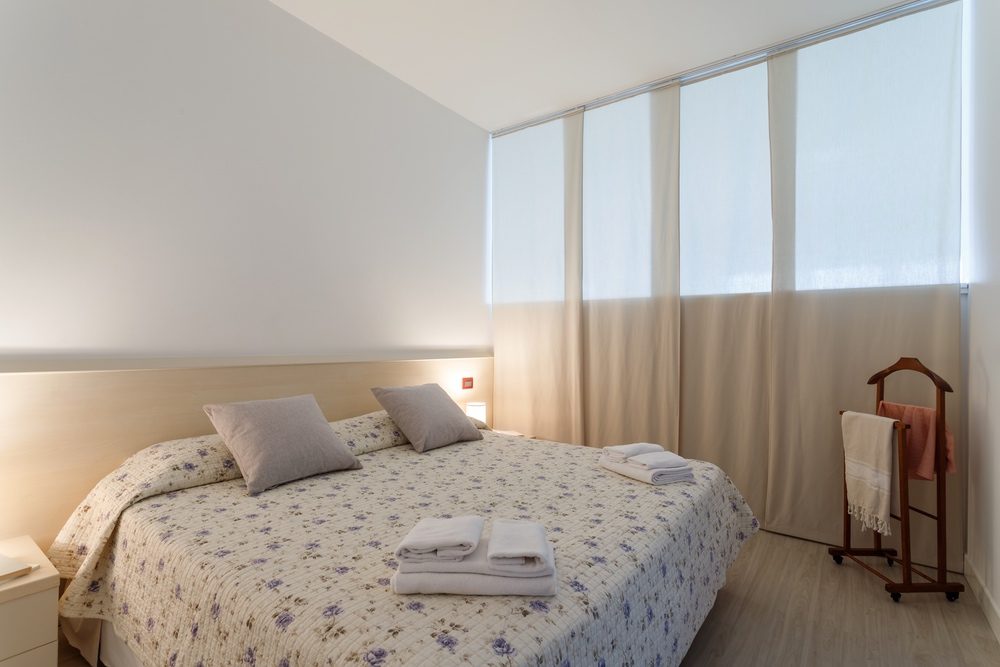 Zona notte con parquet